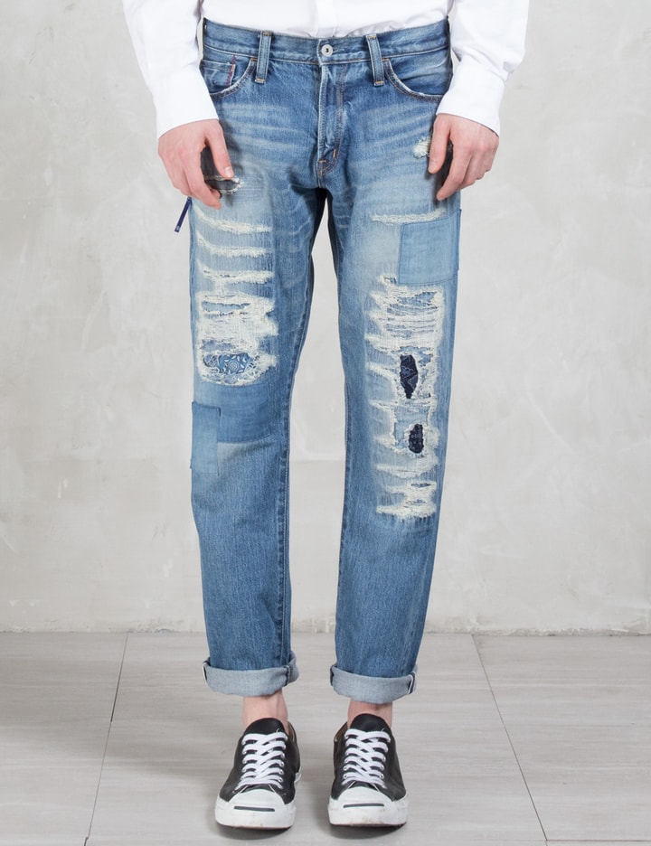 Five Years Wash Wide Straight Denim Pants Placeholder Image