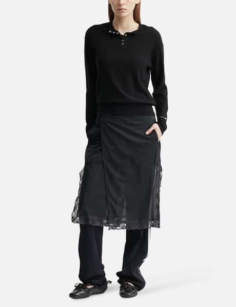 Half Neck Button Pullover view 14
