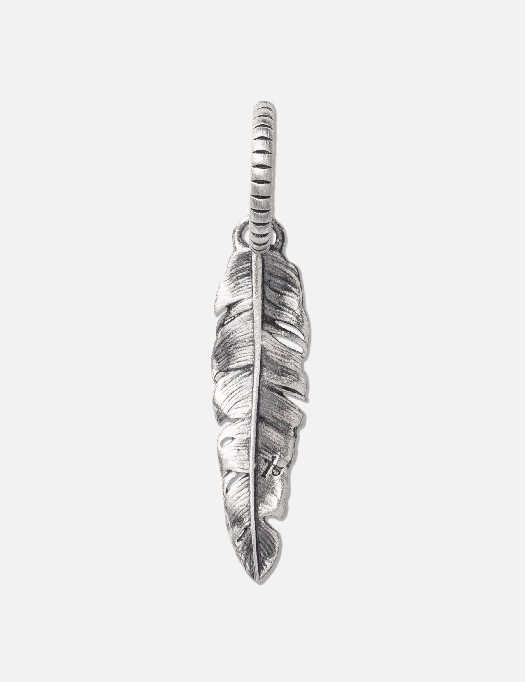 925 Silver Pendant Feather view 11