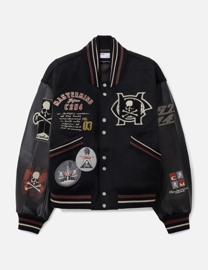 C2H4 x Mastermind Japan Curvilinear Varsity Jacket Placeholder Image