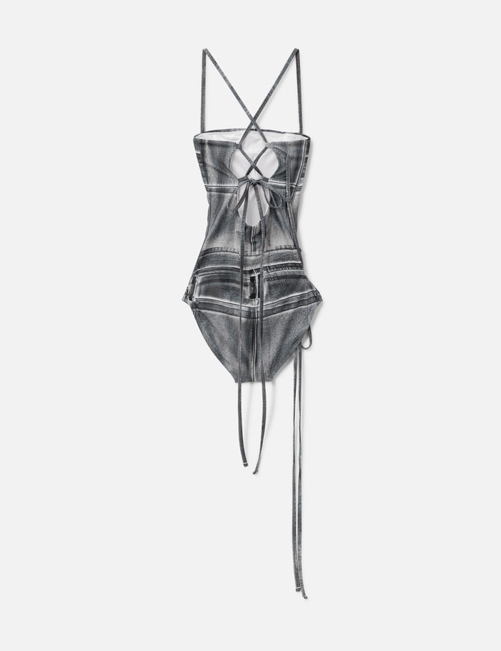 Denim Printed Swimsuit Placeholder Image