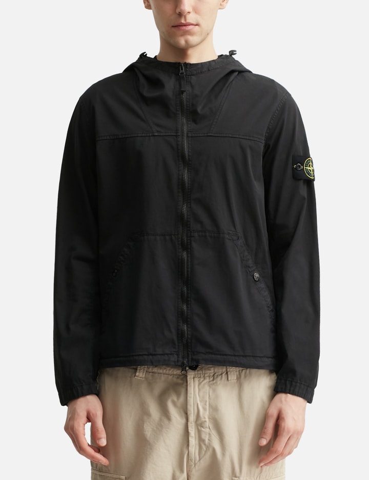 Supima® Cotton Twill Stretch-TC Hooded Overshirt Placeholder Image