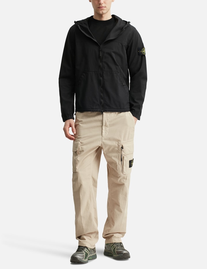 Supima® Cotton Twill Stretch-TC Hooded Overshirt Placeholder Image