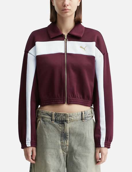 Puma Relaxed Cropped Track Jacket HBX - Main Image