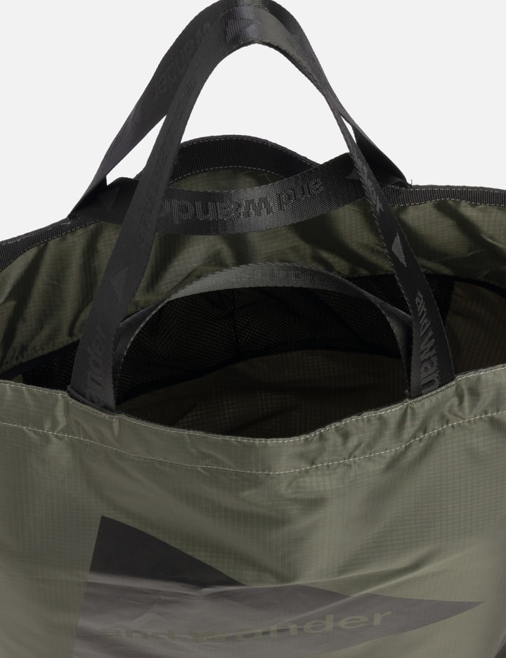 and wander Crispy Rip Logo Tote Bag