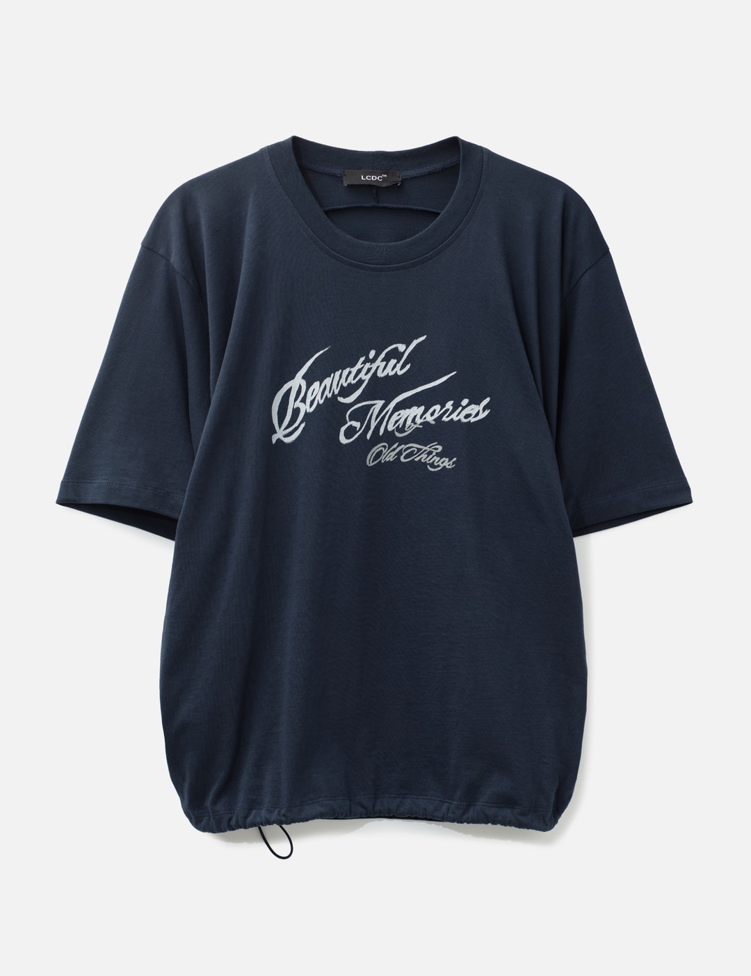 DRAWSTRING OVERSIZED T-SHIRT