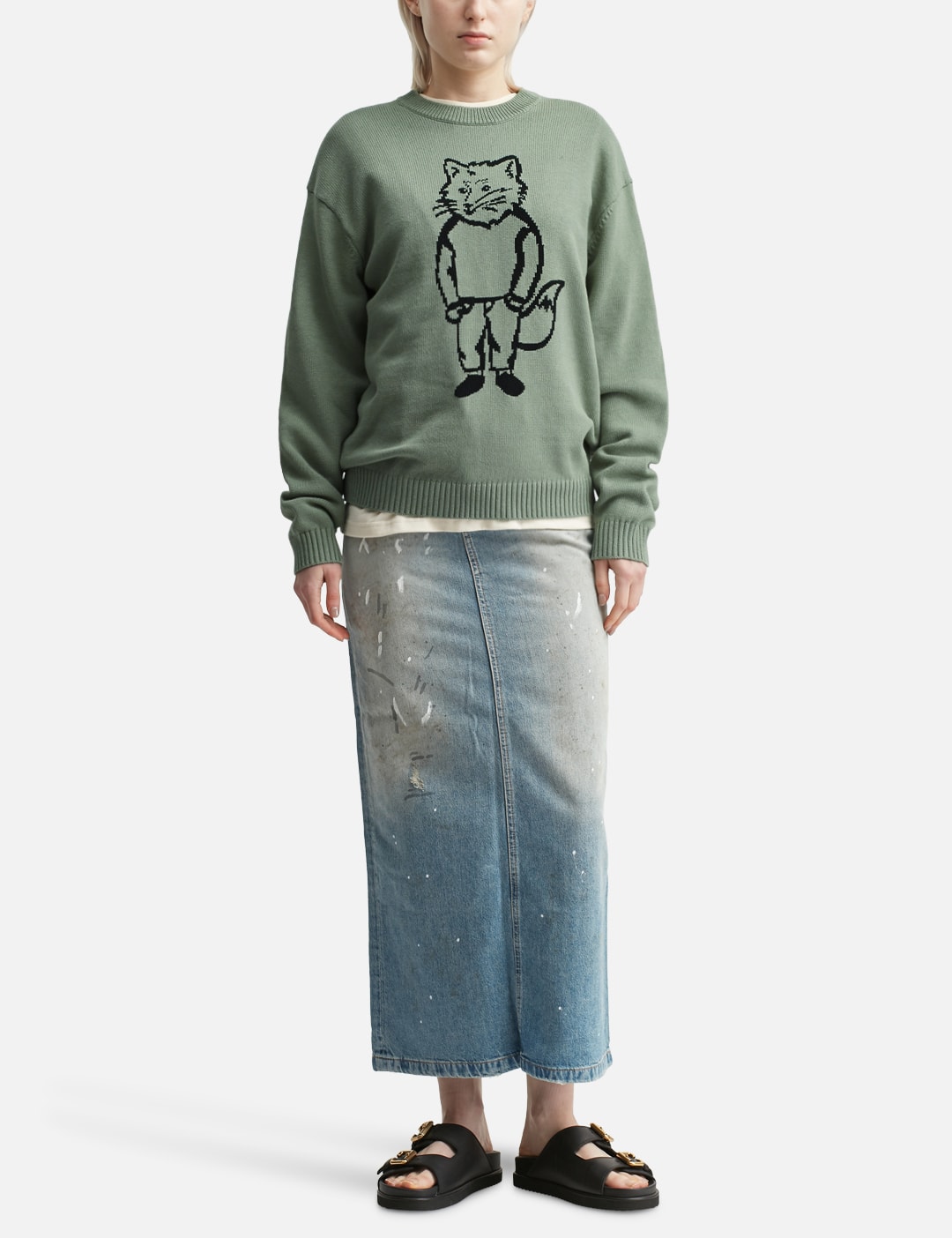 Dressed Fox Intarsia Jumper view 12