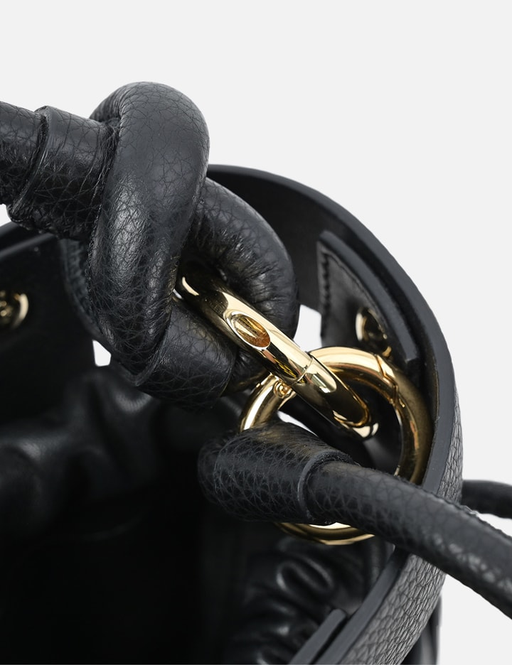 Salvatore Ferragamo SS22 Cage Leather Bucket Bag Placeholder Image