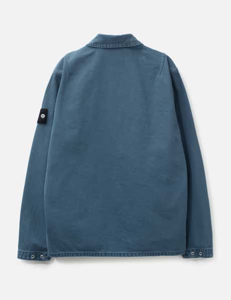 Denim Indigo Comfort Fit Overshirt view 8