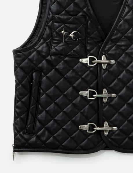 TC Bone Leather Quilted Vest view 17