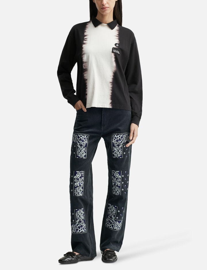 Bandana Embroidery Corduroy Pants Placeholder Image