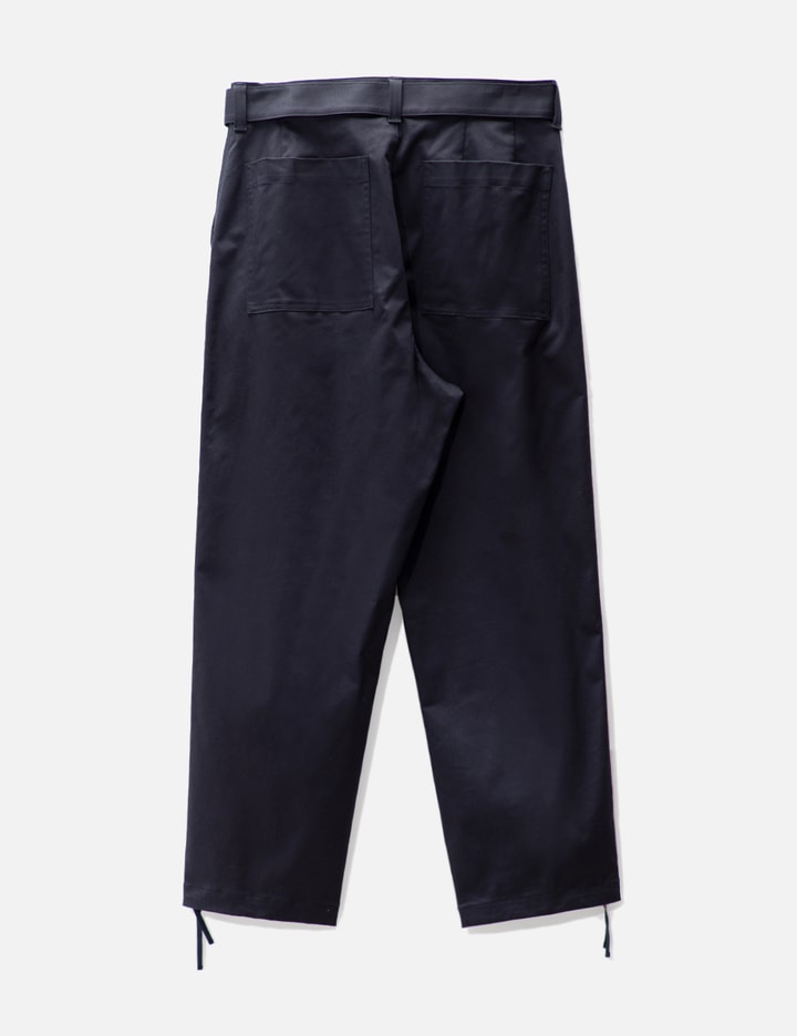 Stretch Chino Belted Tuck Hem Cord Tapered Pants Placeholder Image