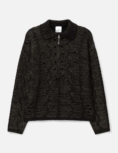 ROA Polo Cable Knit