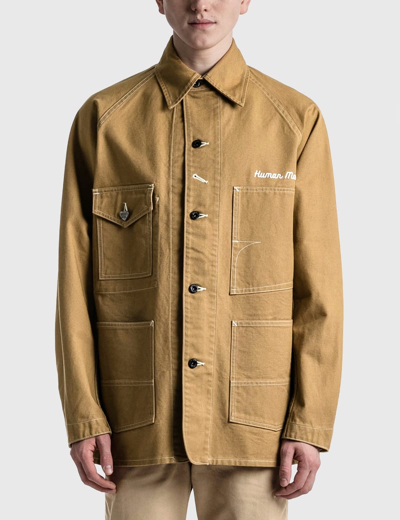 HUMAN MADE COVER ALL BEIGE M deawW-m39804980022 カバーオール  