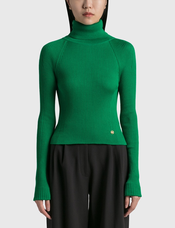 Signature Open Back Detail Roll Neck Sweater Placeholder Image