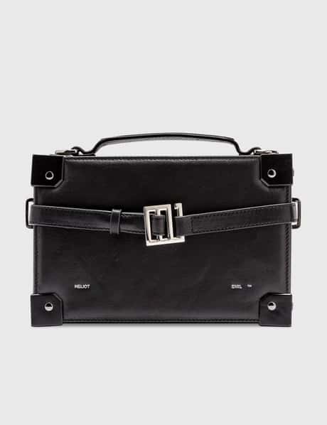 HELIOT EMILLEATHER TRUNK BAGショルダーバッグ
