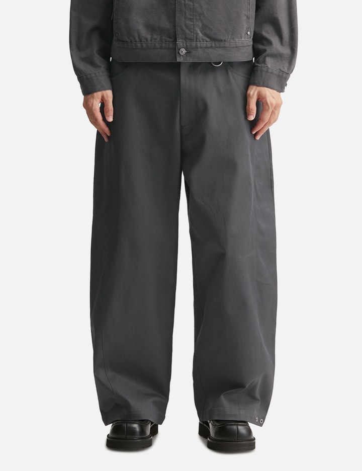TEAM WANG design Reset Curved Trousers