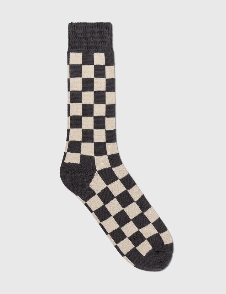 Checkerboard Crew Socks Placeholder Image