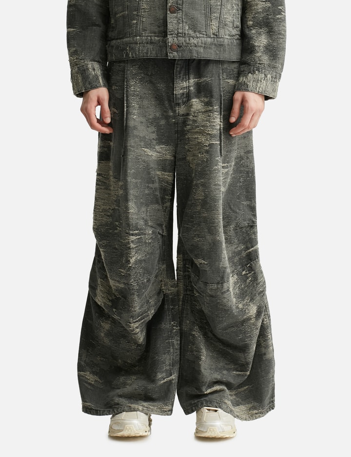 Taakk Wide Denim Jeans In Black