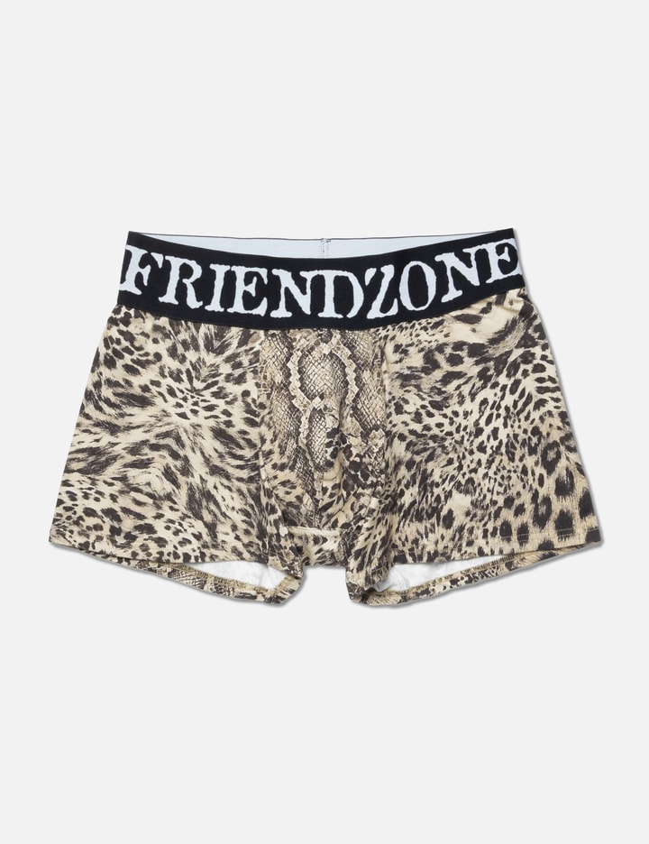 Thought We Friends "Zane" Boxer Briefs In Brown Leopard