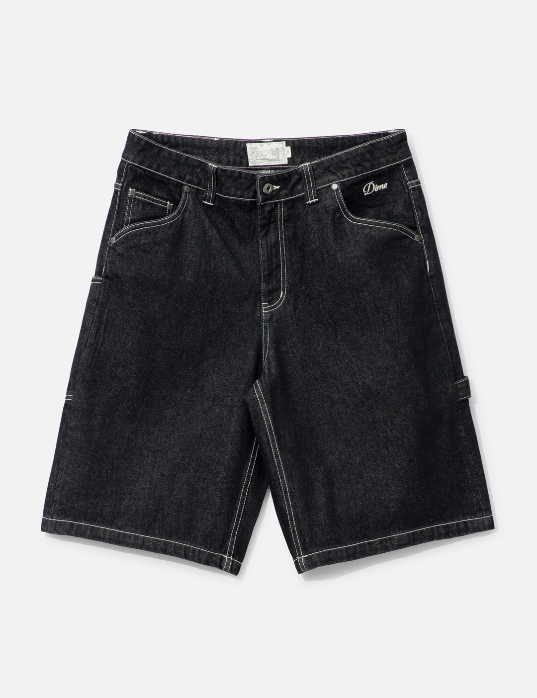 THUG CLUB - DOUBLE KNEE DENIM SHORTS | HBX - Globally Curated 
