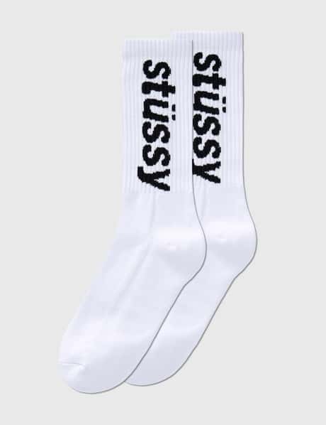 Stüssy Helvetica Jacquard Crew Socks