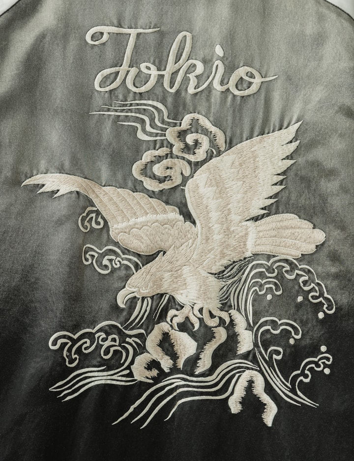 Reversible Hoodie Layered Souvenir Jacket Placeholder Image