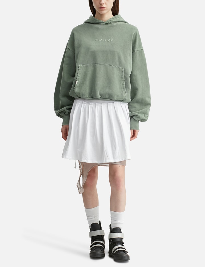 TwoJeys Pigment Dyed Green Icon Hoodie