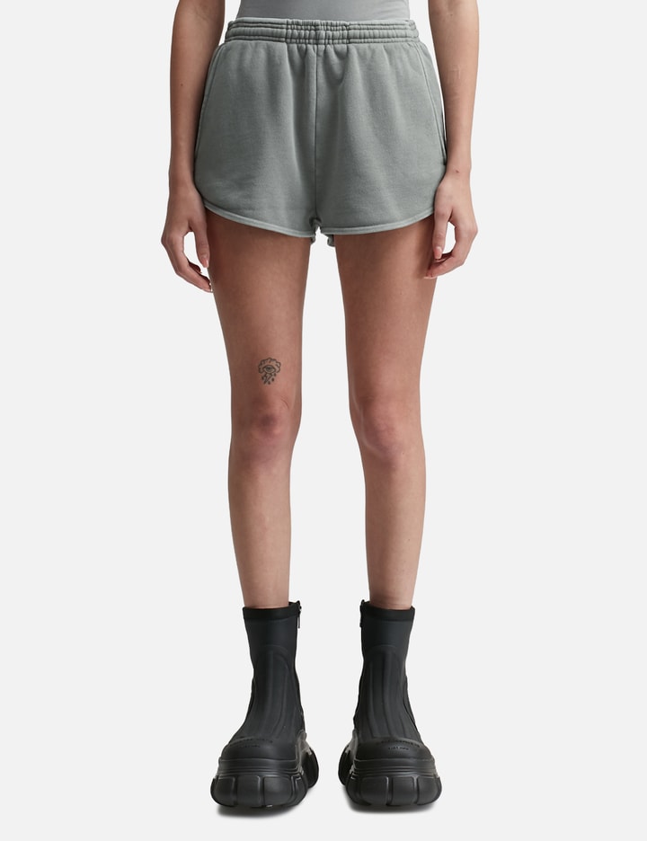 Entire Studios Elasticated Mini Shorts In Grey