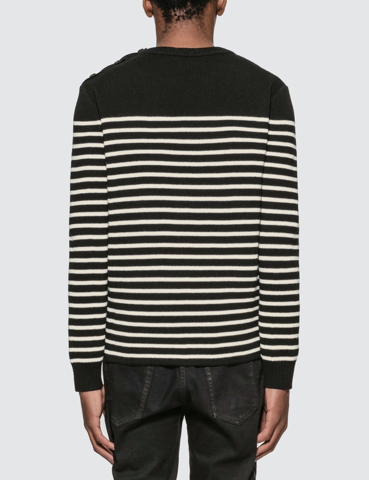 Wool Cotton Striped Sweater Placeholder Image
