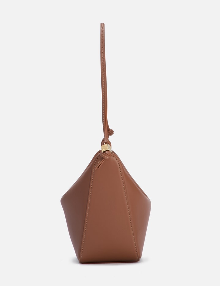 Loewe Hammock Drawstring Small Leather Shoulder Bag In Brown