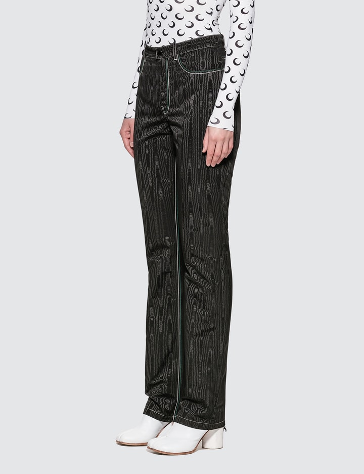 Straight Pants With Back Zipper Detail Placeholder Image