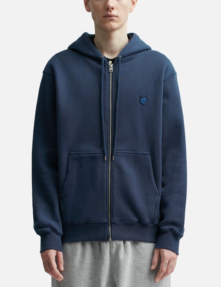 Bold Fox Head Patch Comfort Zipped Hoodie Placeholder Image
