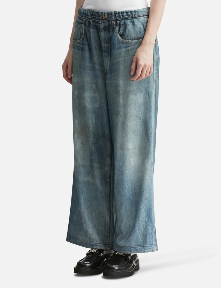 Trompe L'Oeil Denim Sweatpants Placeholder Image
