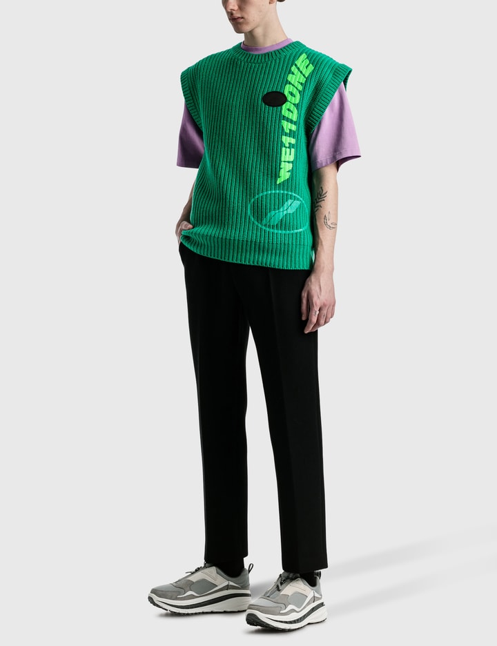 Multi-logo Square Knit Vest Placeholder Image