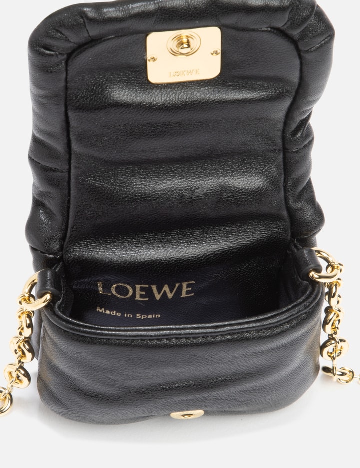 Puffer Goya bag in shiny nappa lambskin Black - LOEWE