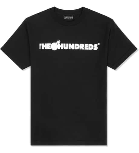The Hundreds Black Forever Bar Logo T-Shirt HBX