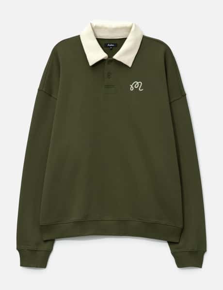 Malbon Golf Artigianale Collared Crewneck