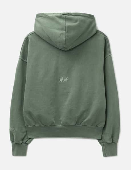 Pigment Dyed Green Icon Hoodie view 8