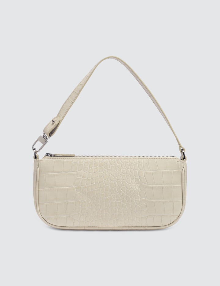 Rachel Cream Croco Embossed Leather Bag Placeholder Image