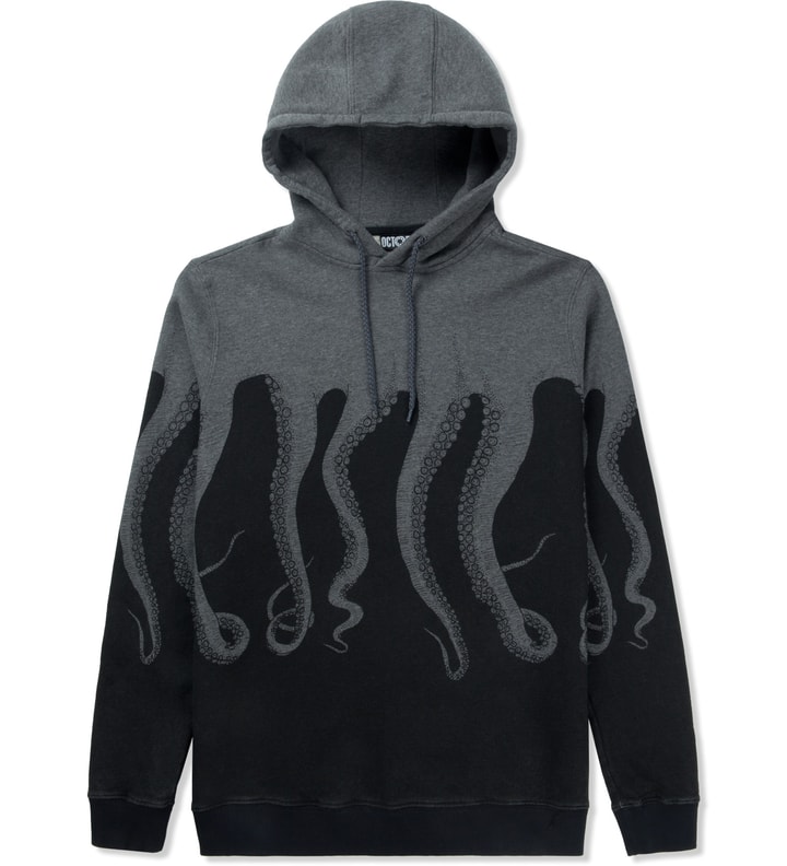 Black/Dark Grey Cotton Hooded Sweater Placeholder Image