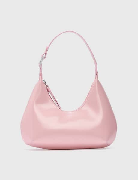 BY FAR Amber Patent Leather Mini Bag in Pink