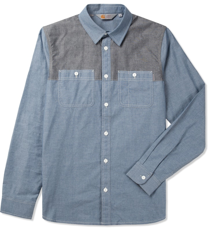 Blue/Jet Rigid L/S Harrison Shirt Placeholder Image