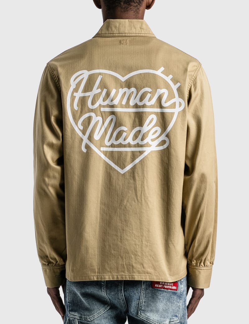 HUMAN MADE COVER ALL BEIGE M deawW-m39804980022 カバーオール  