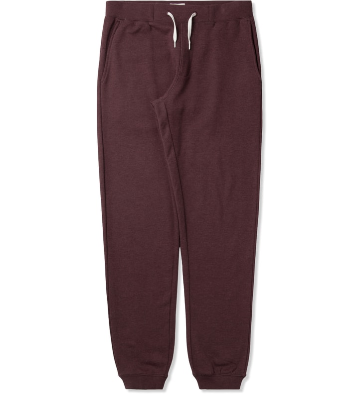 Burgundy Melange Classic Sweatpants Placeholder Image