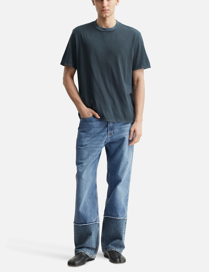 Our Legacy Box Cotton-jersey T-shirt In Blue