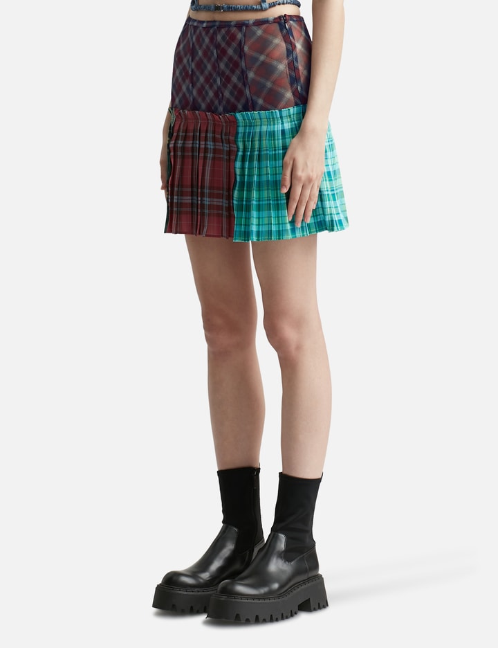 PAULINA CHECK ON CHECK BUSTIER SKIRT Placeholder Image