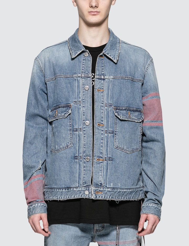 Skull Logo Denim Jacket Placeholder Image