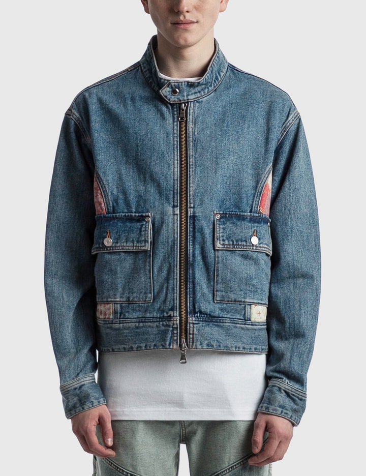 Mullens 22 Biker Denim Jacket Placeholder Image
