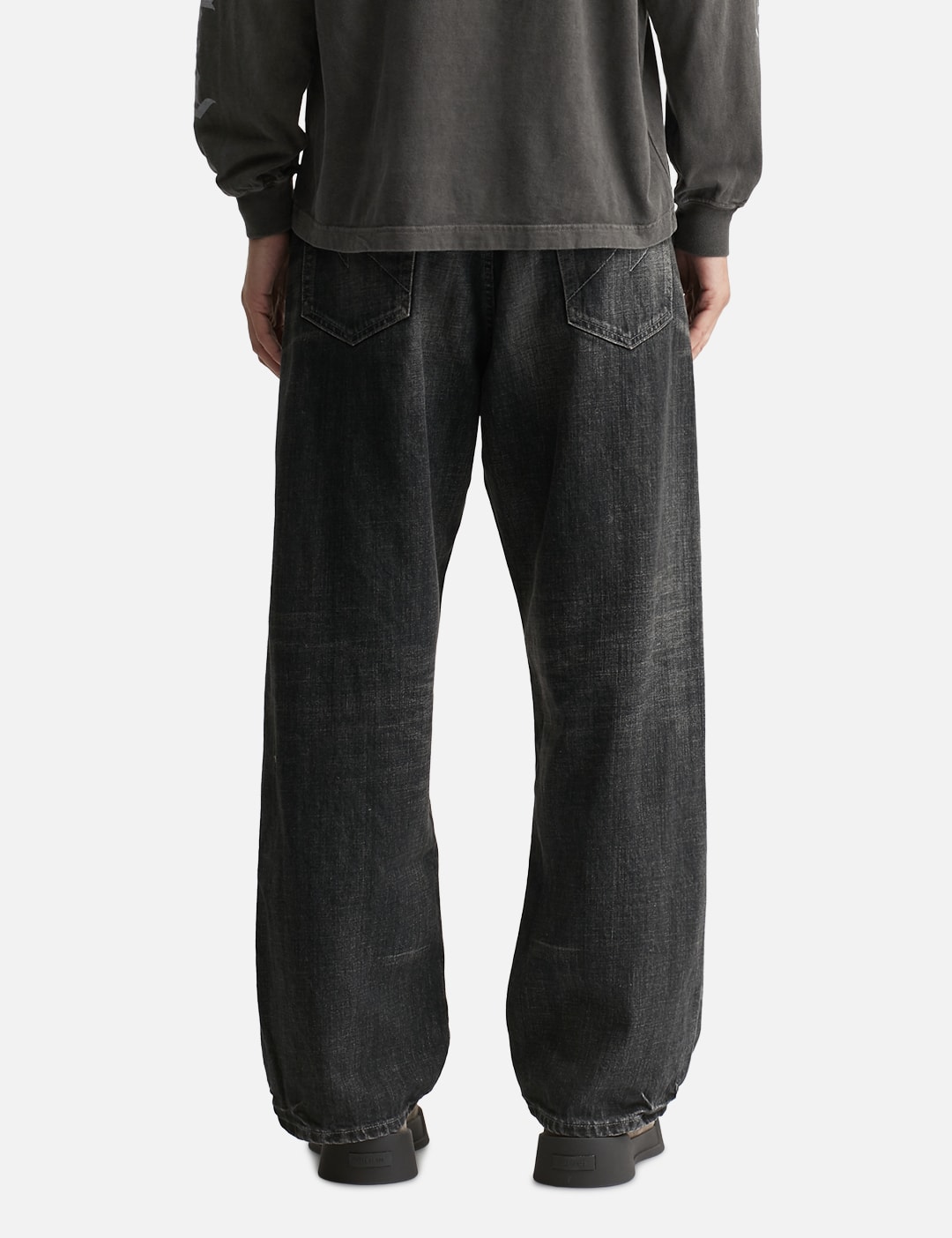 Washed Denim DP Wide Pants view 13